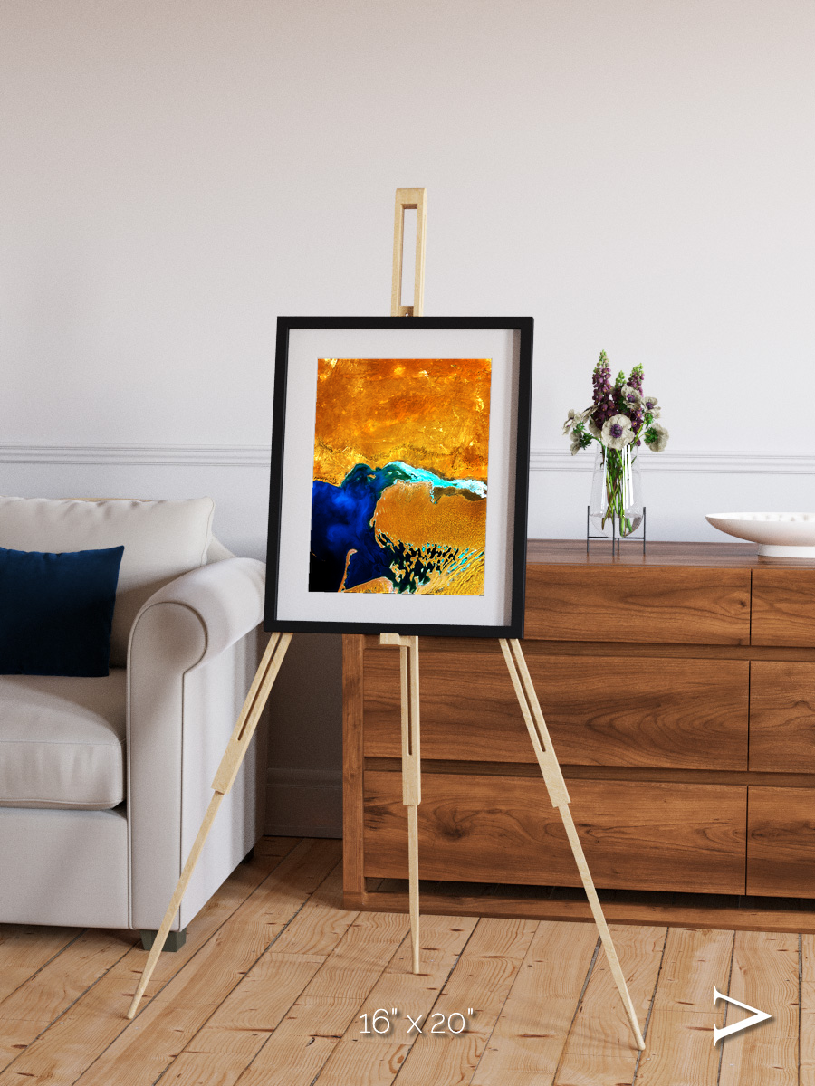 Coastal Phantom, Dardzha Peninsula Framed & Mounted Print