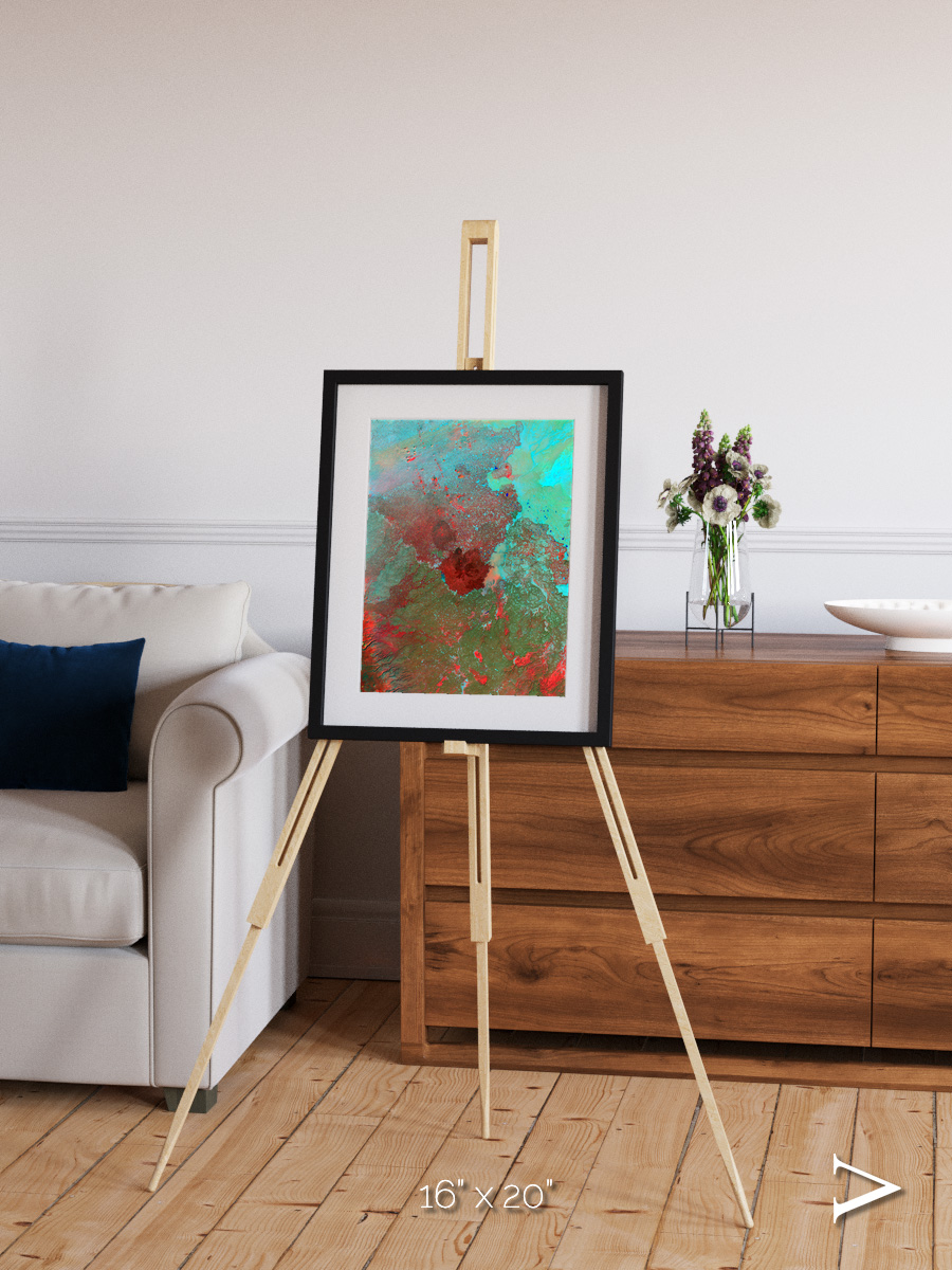 Shifting Dunes, The Syrian Desert Framed & Mounted Print
