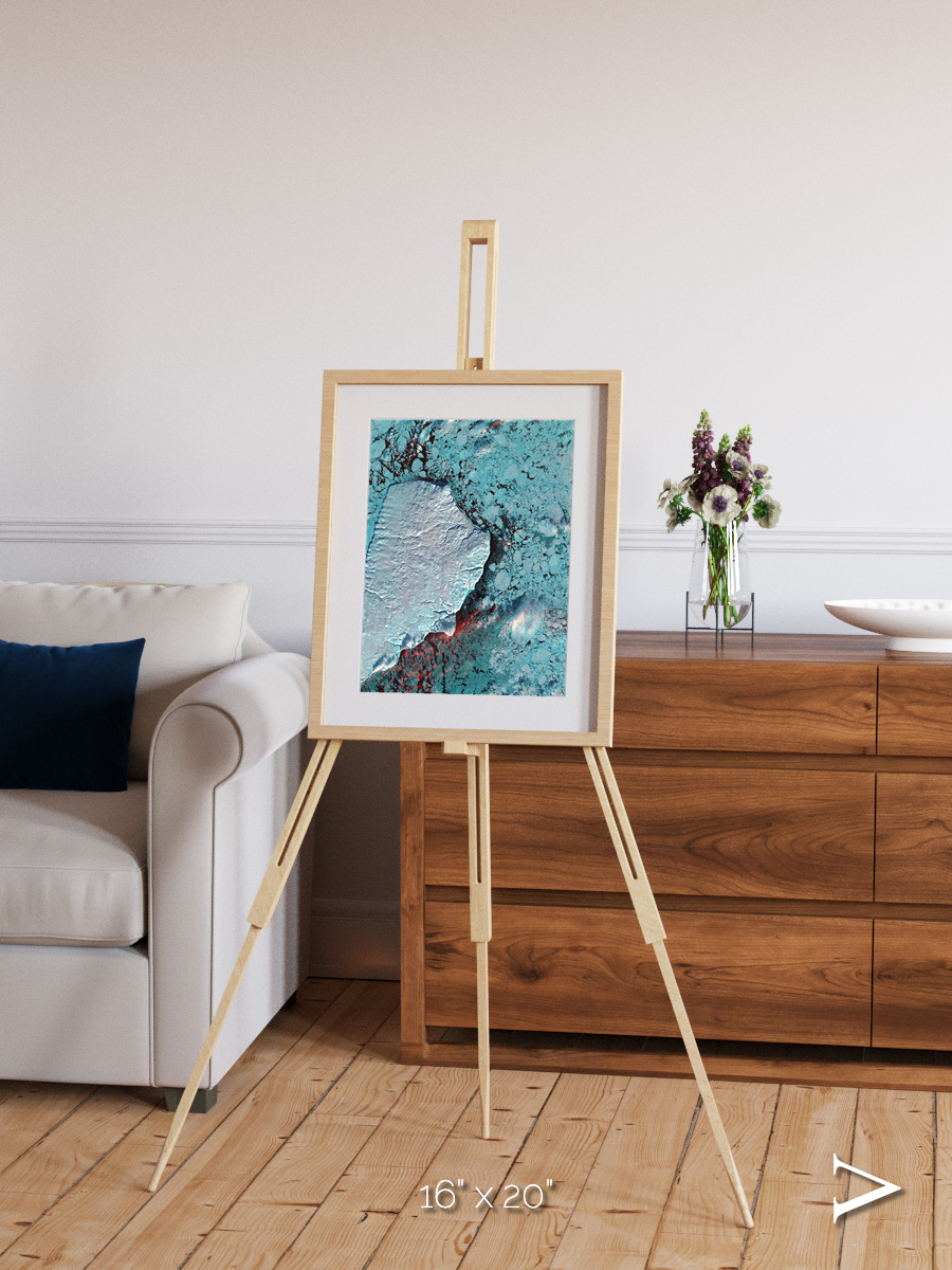 Island Sanctuary, Akpatok Island Framed & Mounted Print