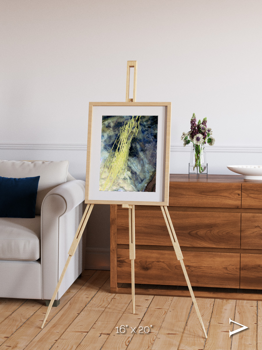 Shifting Sands, Algerian Abstract Framed & Mounted Print
