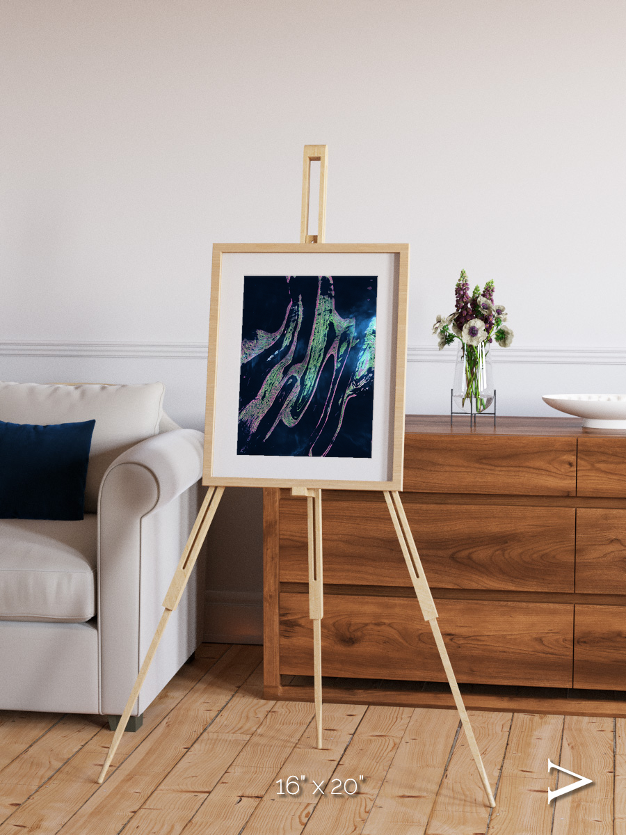 Painted Archipelago, Belcher Islands Framed & Mounted Print