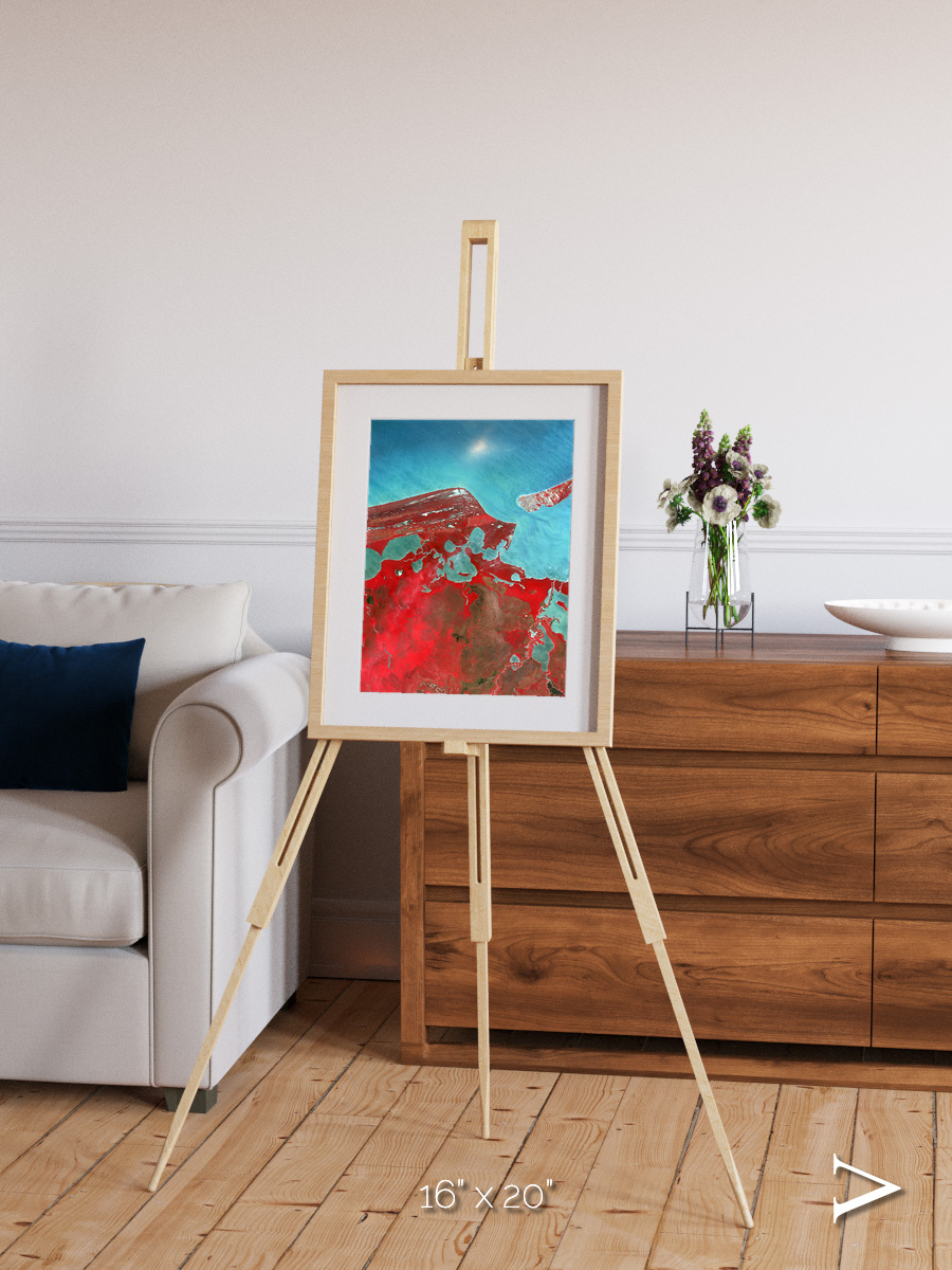 Remote Shores, Campeche Framed & Mounted Print