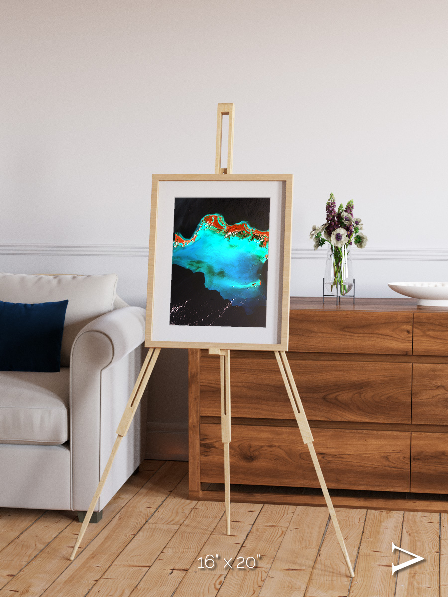 Arctic Outpost, Caribbean Luxury Framed & Mounted Print