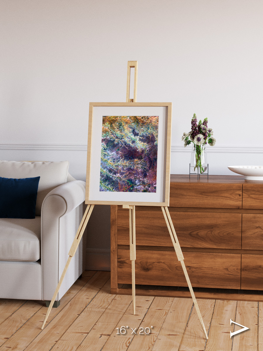 River and Plain, Ghadamis River Framed & Mounted Print
