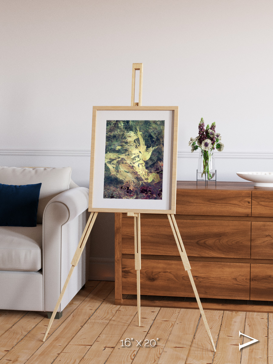 Windwritten Dunes, Great Sandy Scars Framed & Mounted Print