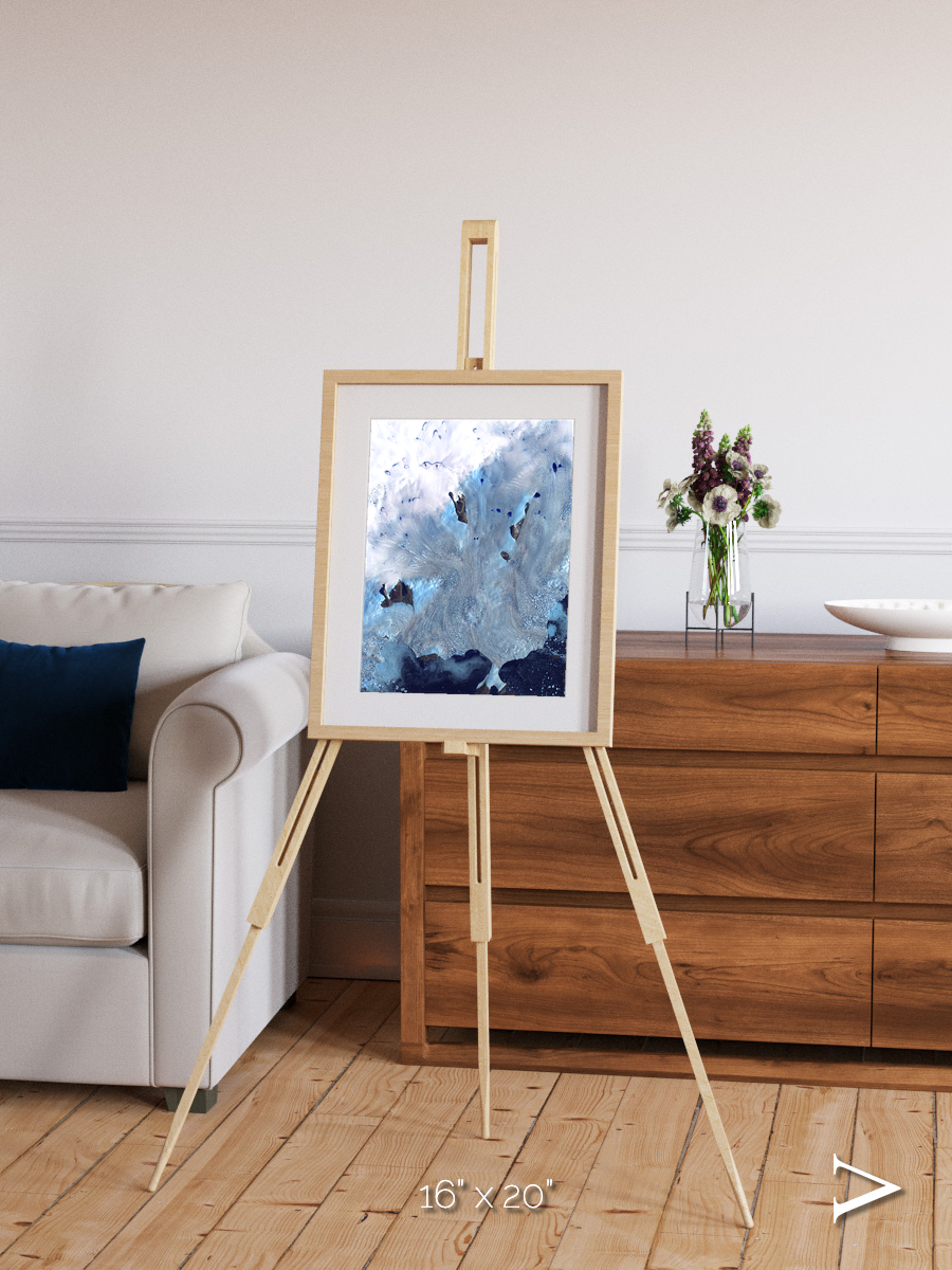 Waterways, Greenland Coast Framed & Mounted Print