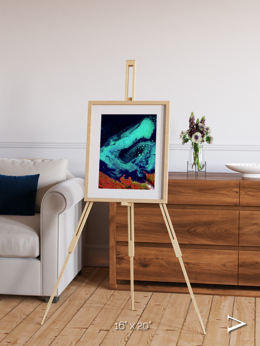 Frozen Currents, Foxe Basin Framed & Mounted Print