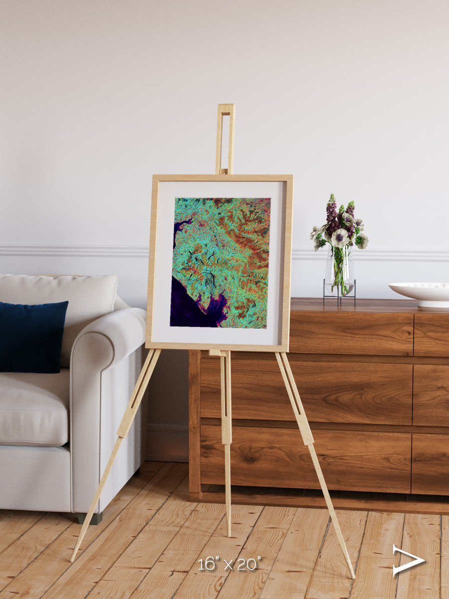 Polar Flow, Lake District Framed & Mounted Print