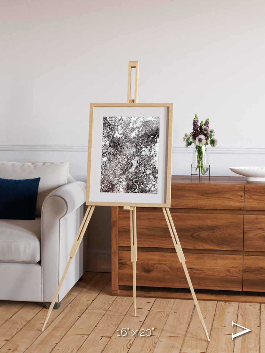 River Threads, Mayn River Framed & Mounted Print