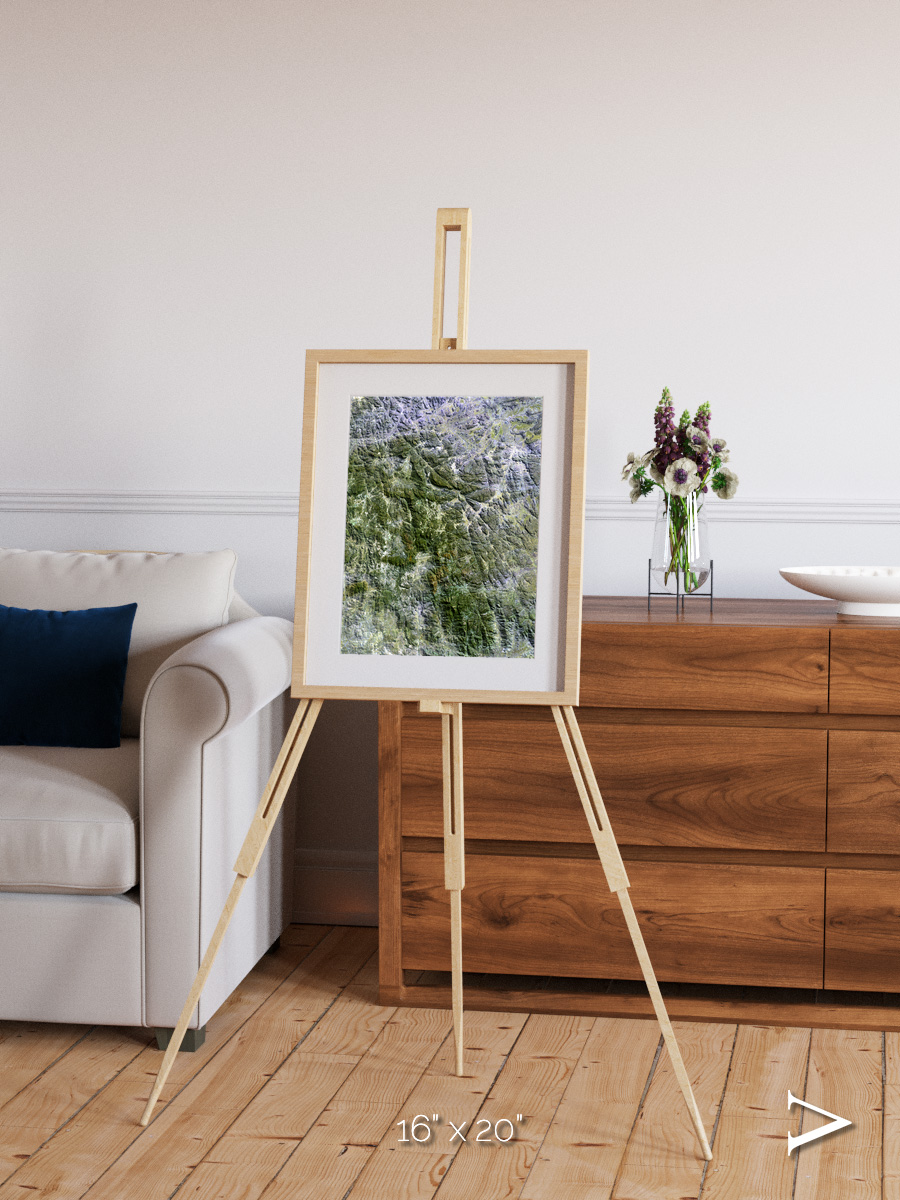 Earth in Colour, Namaqualand Framed & Mounted Print