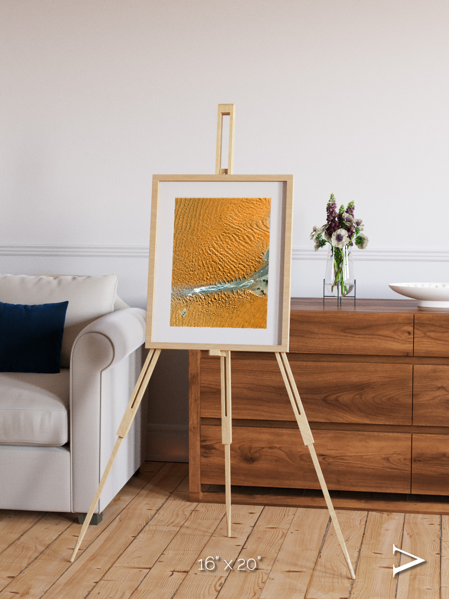 Sands in Motion, Namib Desert Framed & Mounted Print