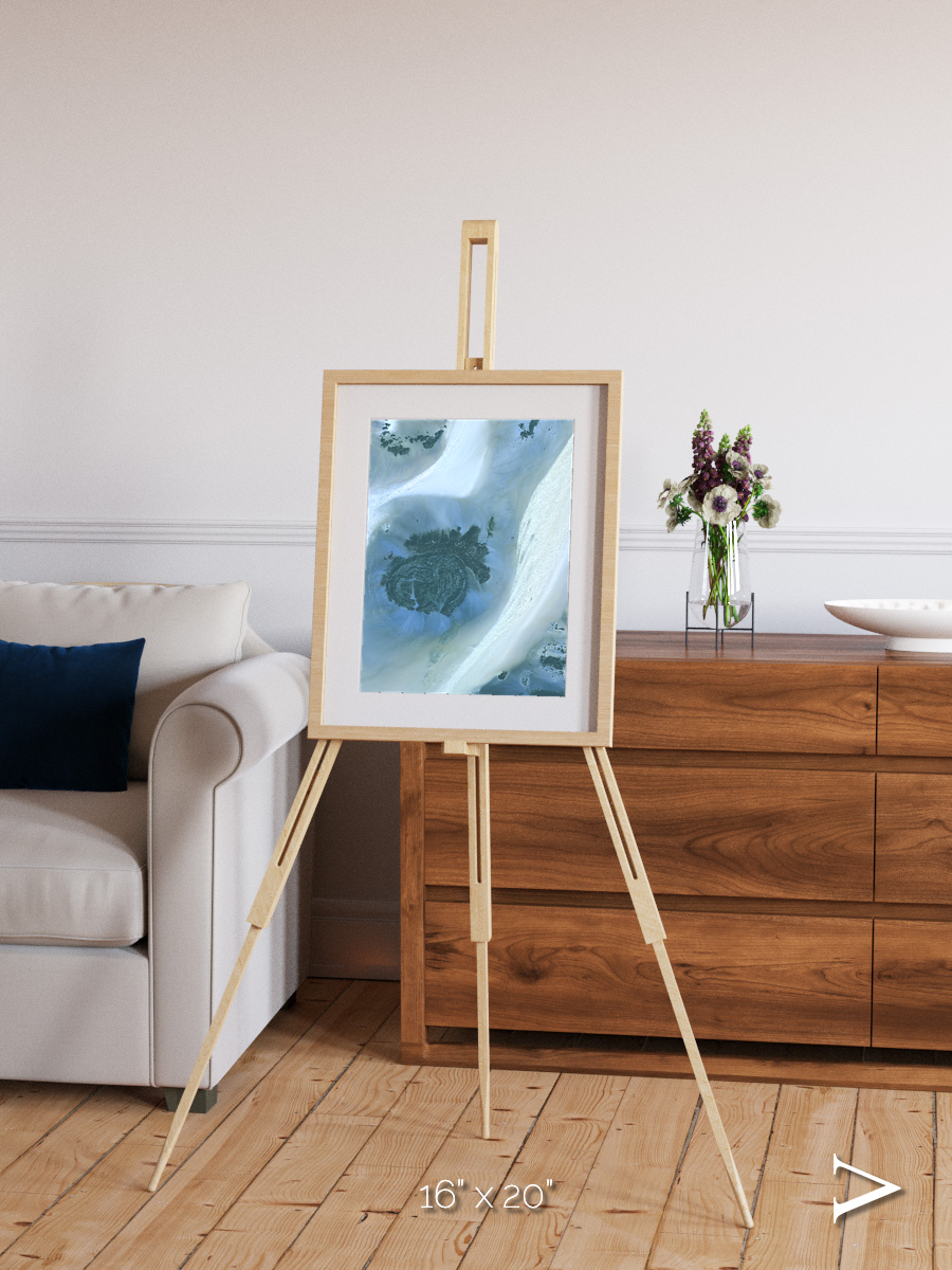 Shifting Dunes, Sahara Desert Framed & Mounted Print