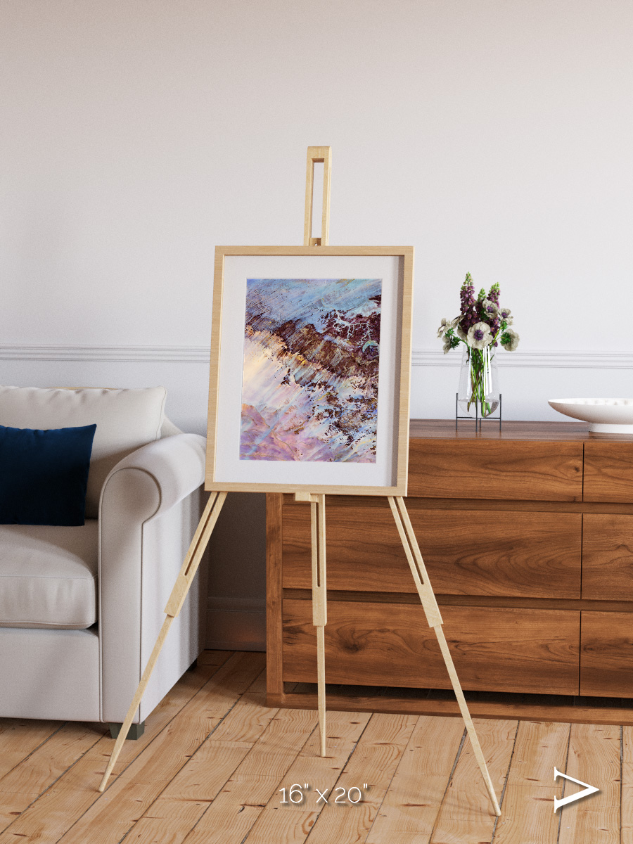 Storm and Stillness, Gweni-Fada Framed & Mounted Print