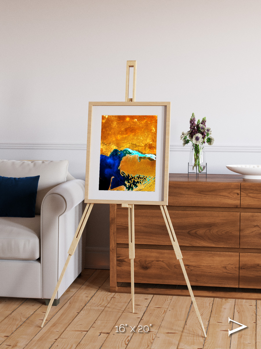 Coastal Phantom, Dardzha Peninsula Framed & Mounted Print