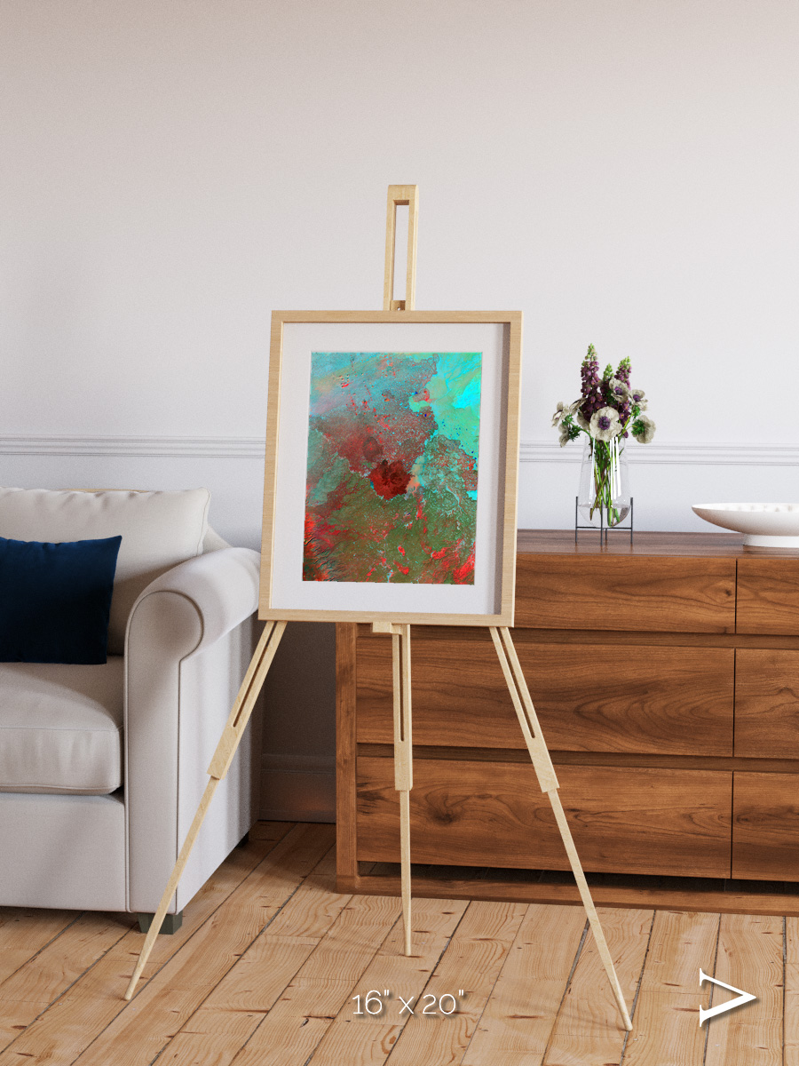 Shifting Dunes, The Syrian Desert Framed & Mounted Print