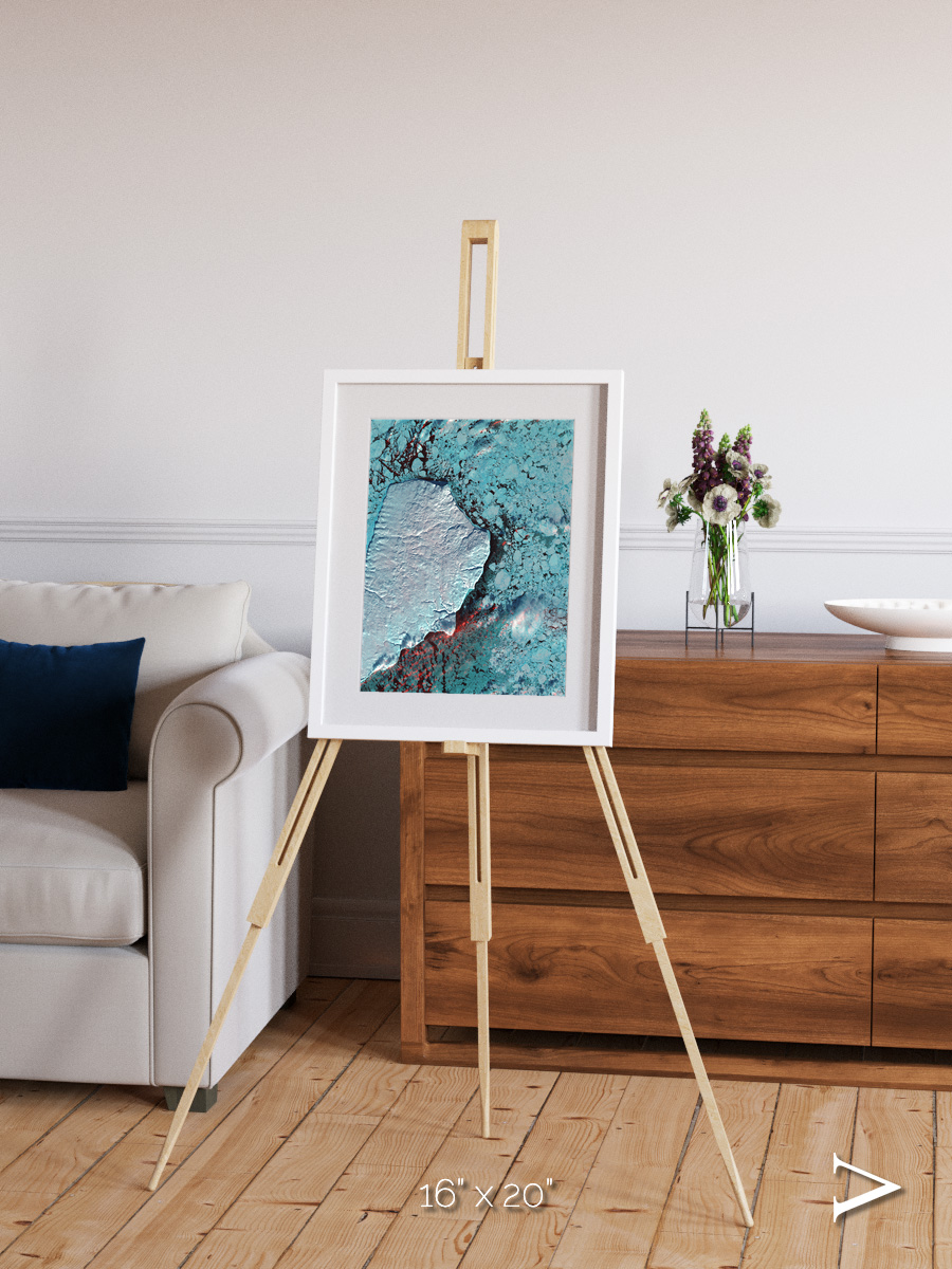 Island Sanctuary, Akpatok Island Framed & Mounted Print