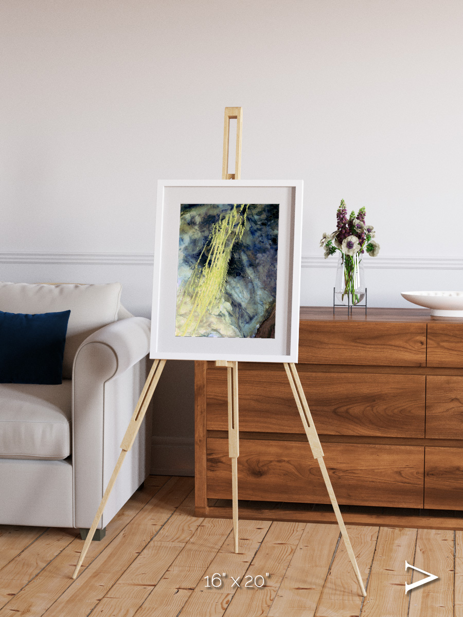 Shifting Sands, Algerian Abstract Framed & Mounted Print