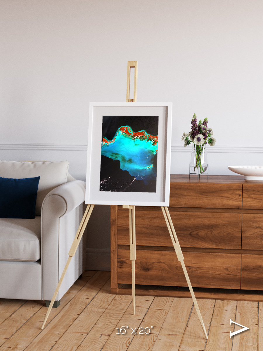 Arctic Outpost, Caribbean Luxury Framed & Mounted Print