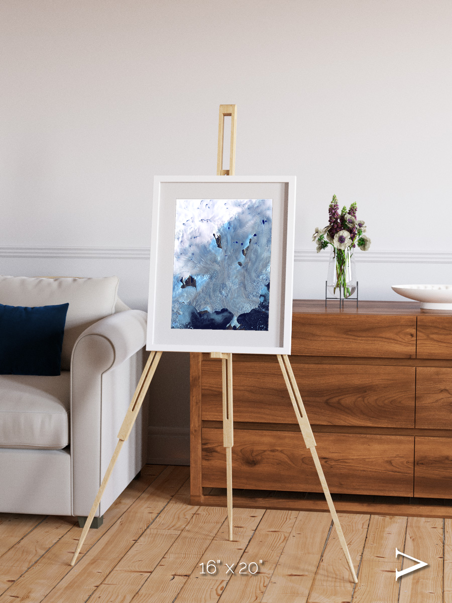 Waterways, Greenland Coast Framed & Mounted Print