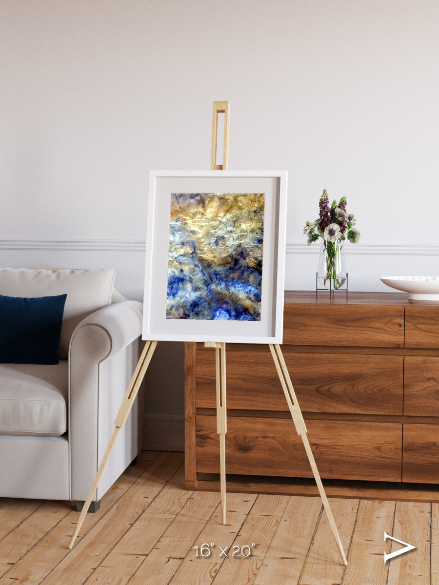 Heat Scars, No Mans Land Framed & Mounted Print