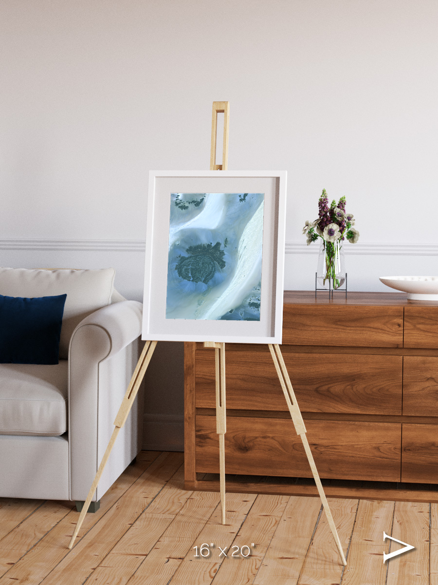 Shifting Dunes, Sahara Desert Framed & Mounted Print