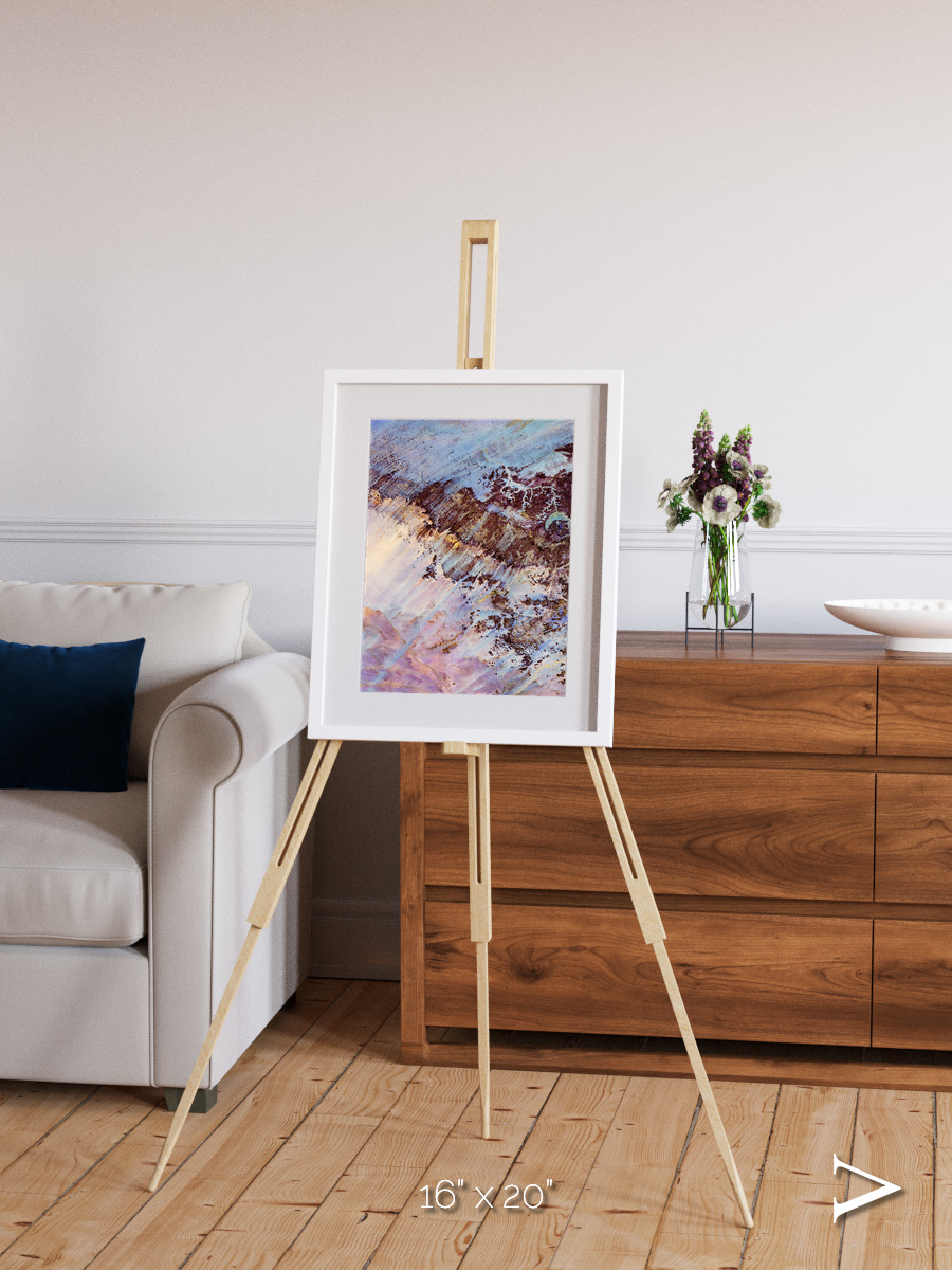Storm and Stillness, Gweni-Fada Framed & Mounted Print