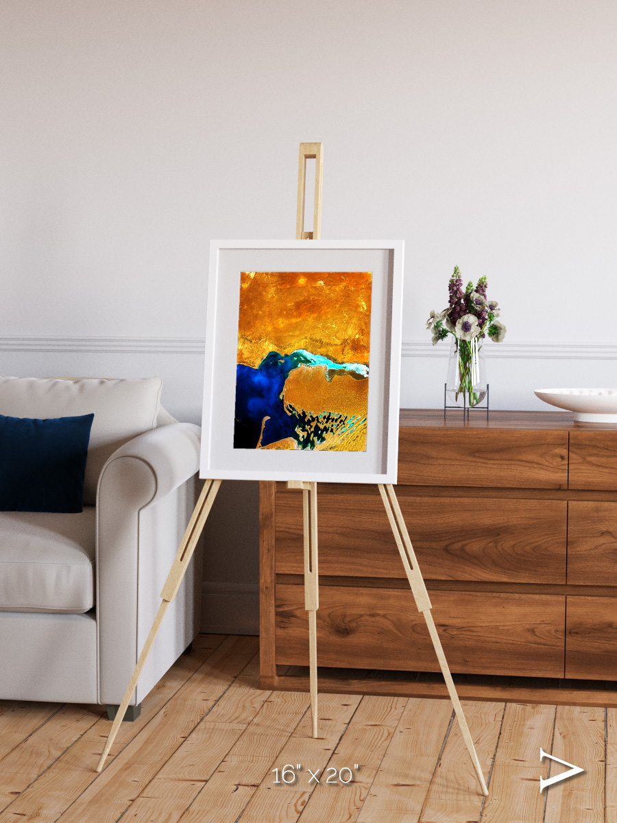 Coastal Phantom, Dardzha Peninsula Framed & Mounted Print