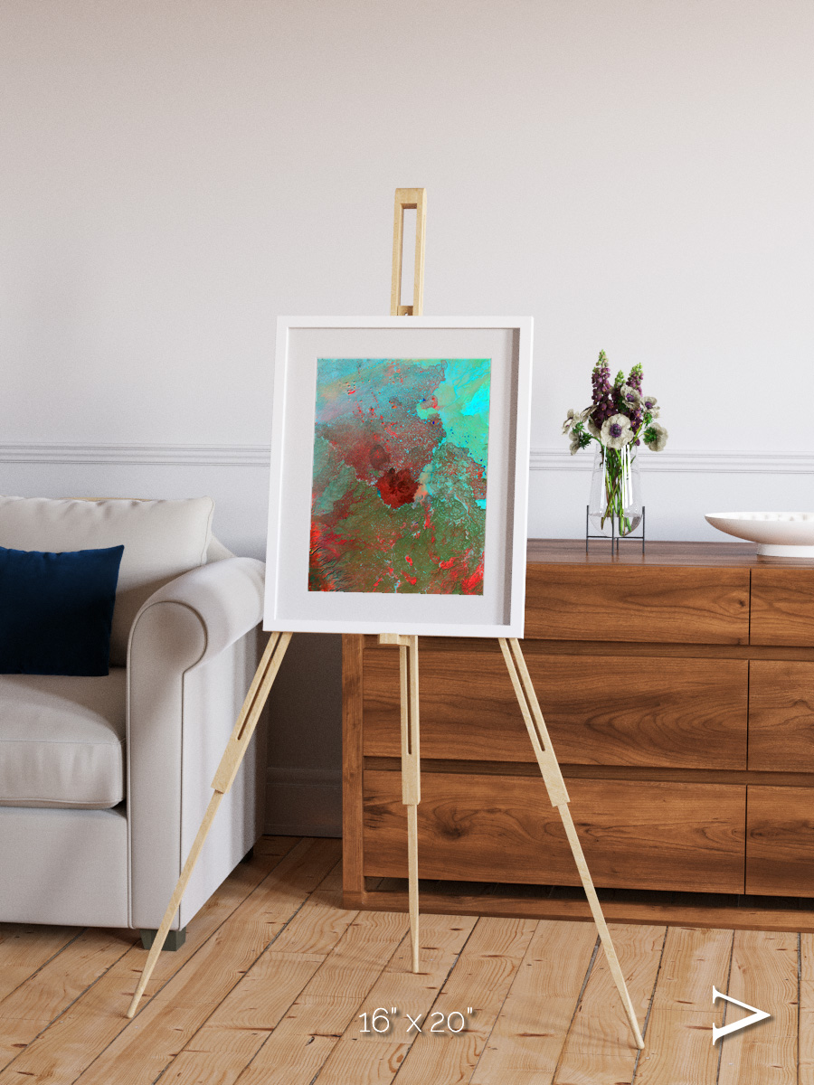 Shifting Dunes, The Syrian Desert Framed & Mounted Print