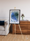 Sunlit Dunes, Alluvial Fan Framed & Mounted Print