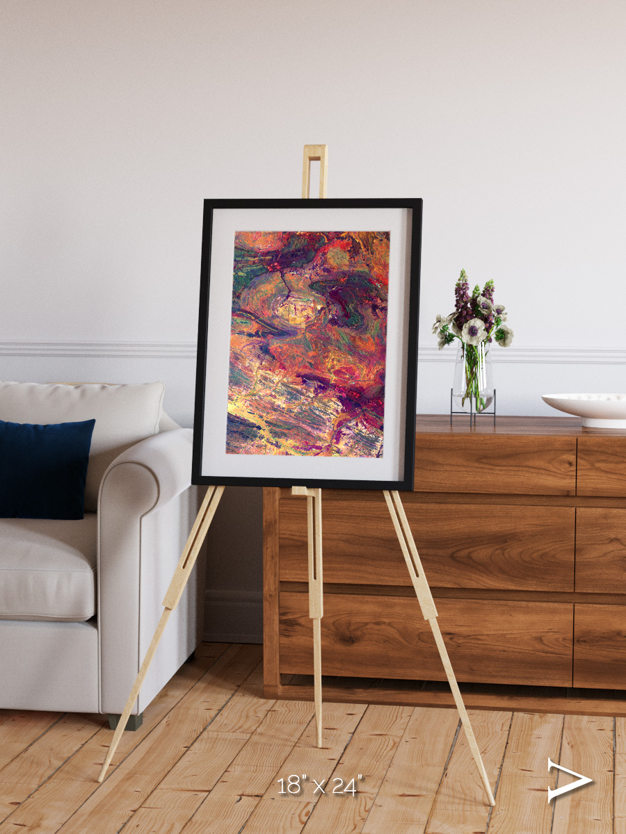 Rock and Ore, Hamersley Framed & Mounted Print