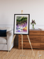 Saline Patterns, Bogda Mountains Framed & Mounted Print