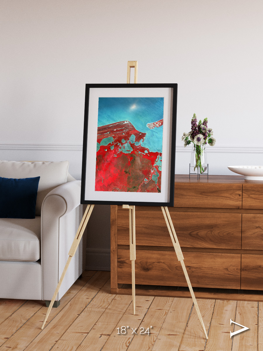 Remote Shores, Campeche Framed & Mounted Print