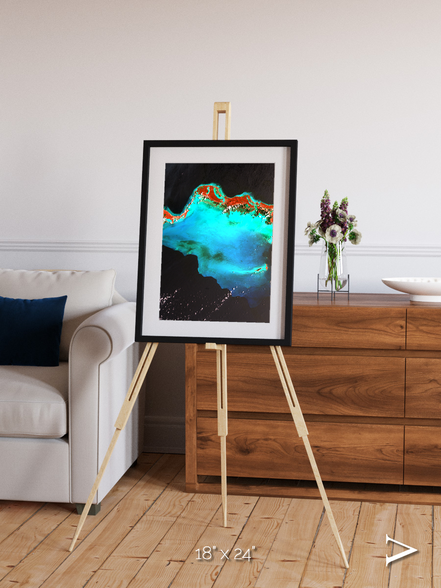 Arctic Outpost, Caribbean Luxury Framed & Mounted Print