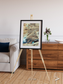 Saline Patterns, Dasht-e Kevir Framed & Mounted Print