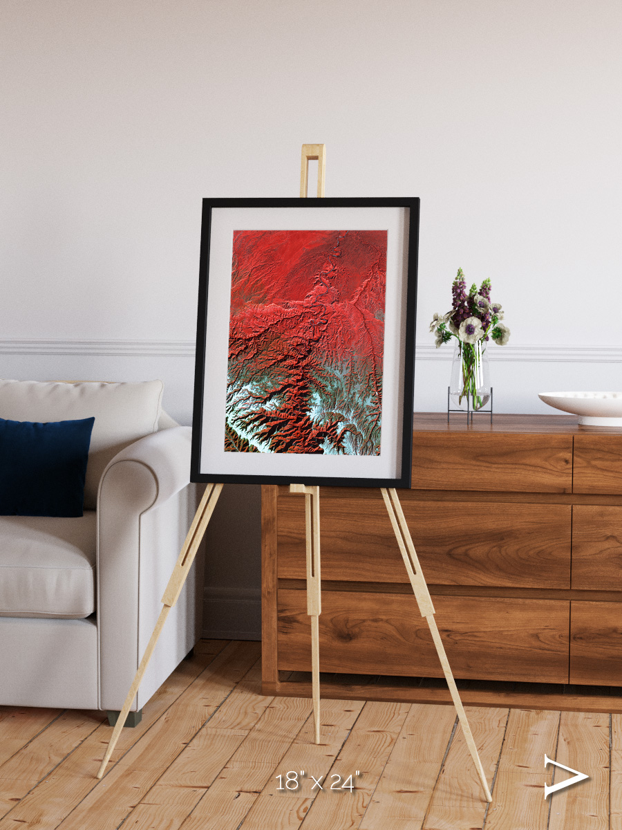 Ice River, Desolation Canyon Framed & Mounted Print