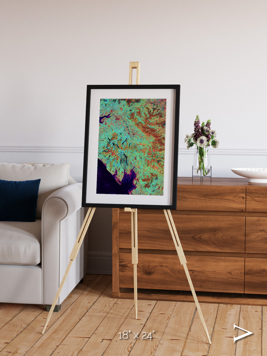 Polar Flow, Lake District Framed & Mounted Print