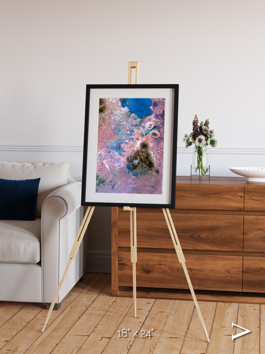 Highlands of Mulanje, Malawi Framed & Mounted Print