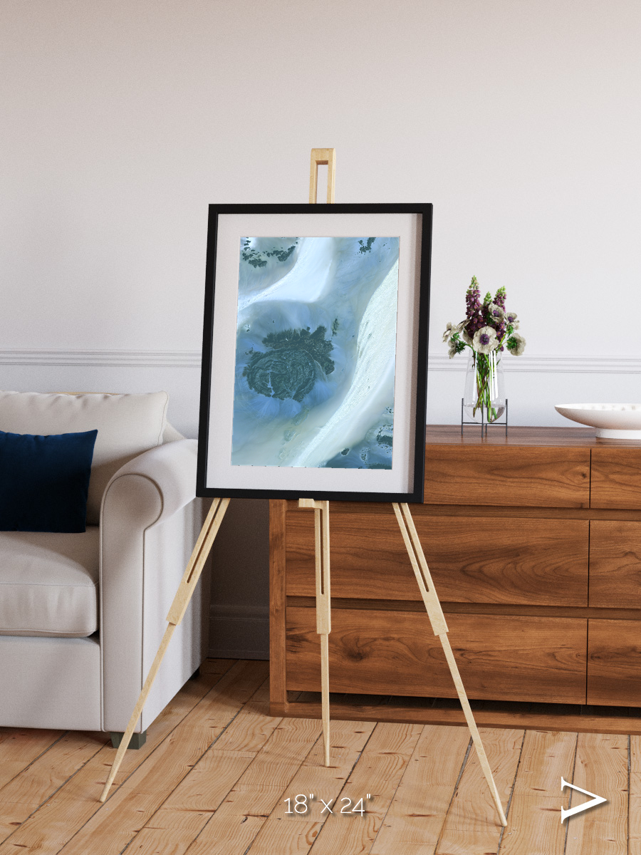 Shifting Dunes, Sahara Desert Framed & Mounted Print
