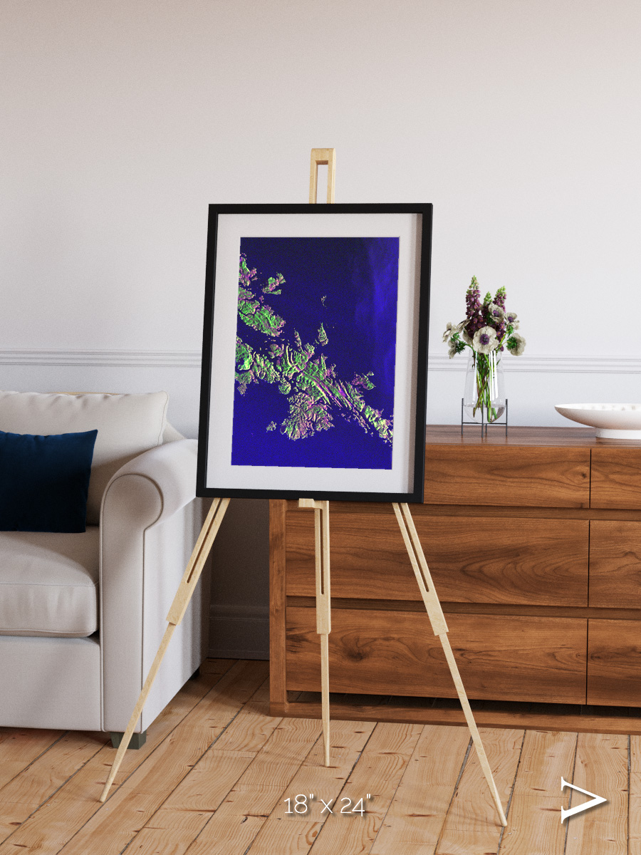Remote Shores, Shetland Islands Framed & Mounted Print