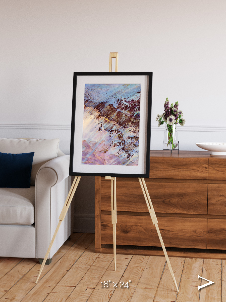 Storm and Stillness, Gweni-Fada Framed & Mounted Print