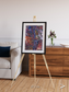 Geologic Tapestry, Asharah Fault Zone Framed & Mounted Print