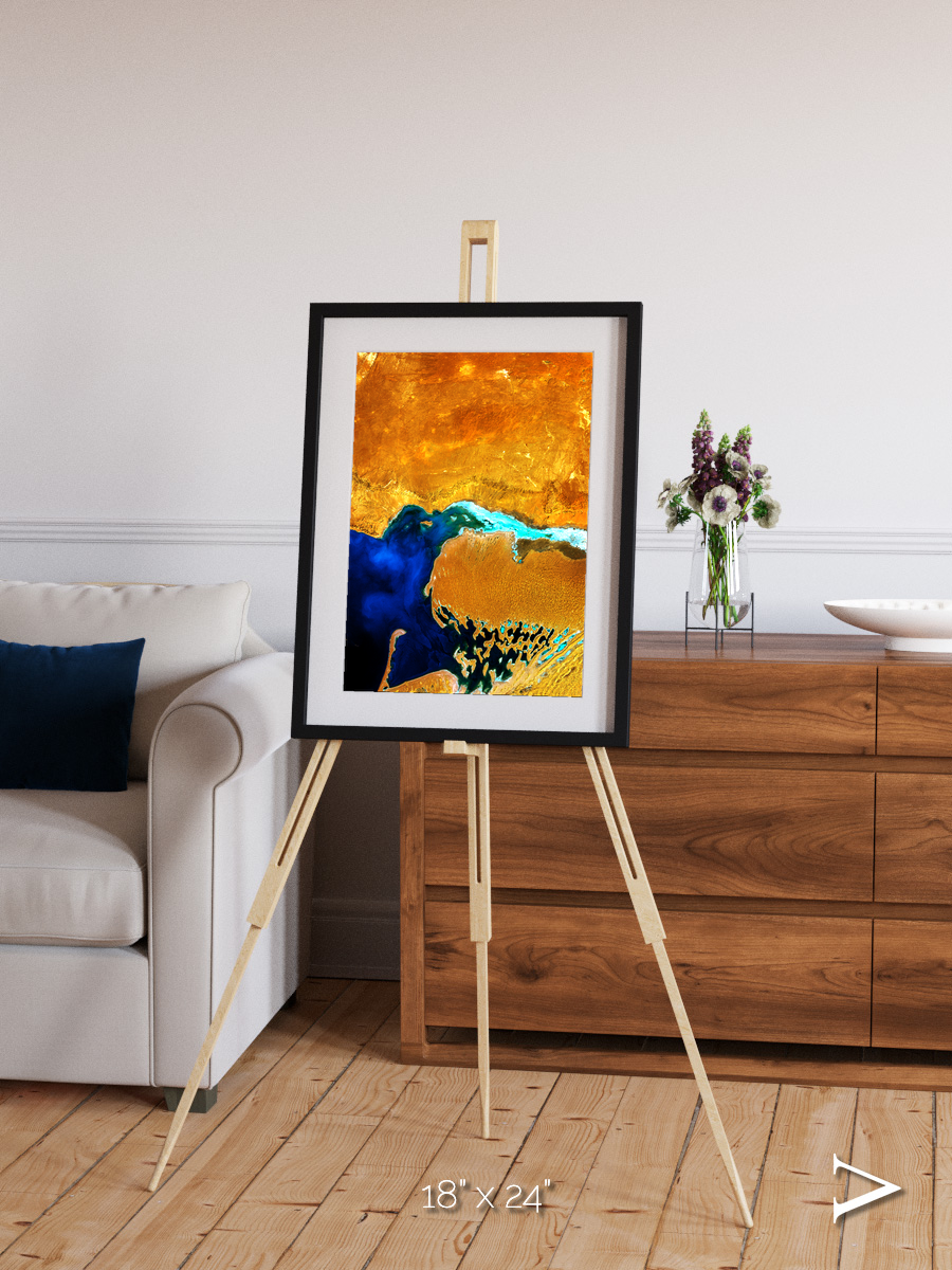 Coastal Phantom, Dardzha Peninsula Framed & Mounted Print