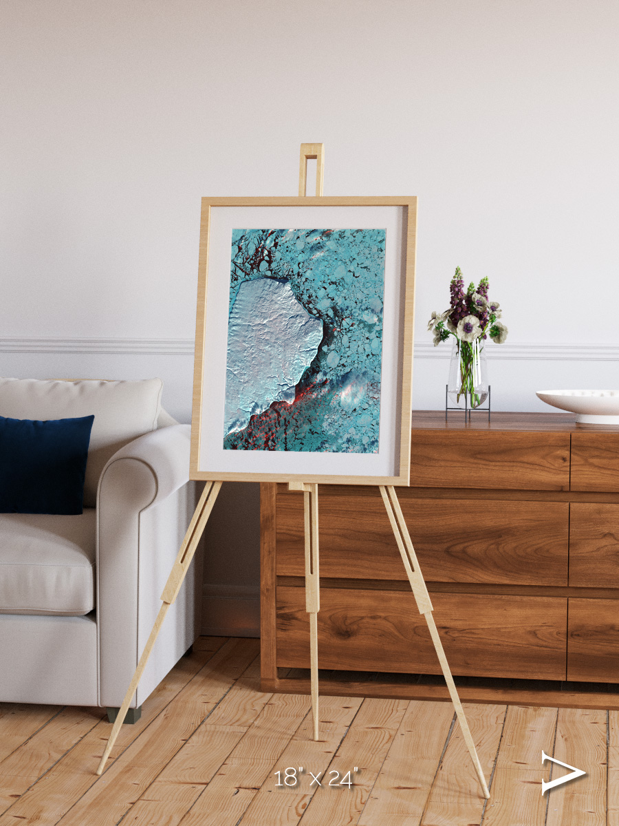 Island Sanctuary, Akpatok Island Framed & Mounted Print