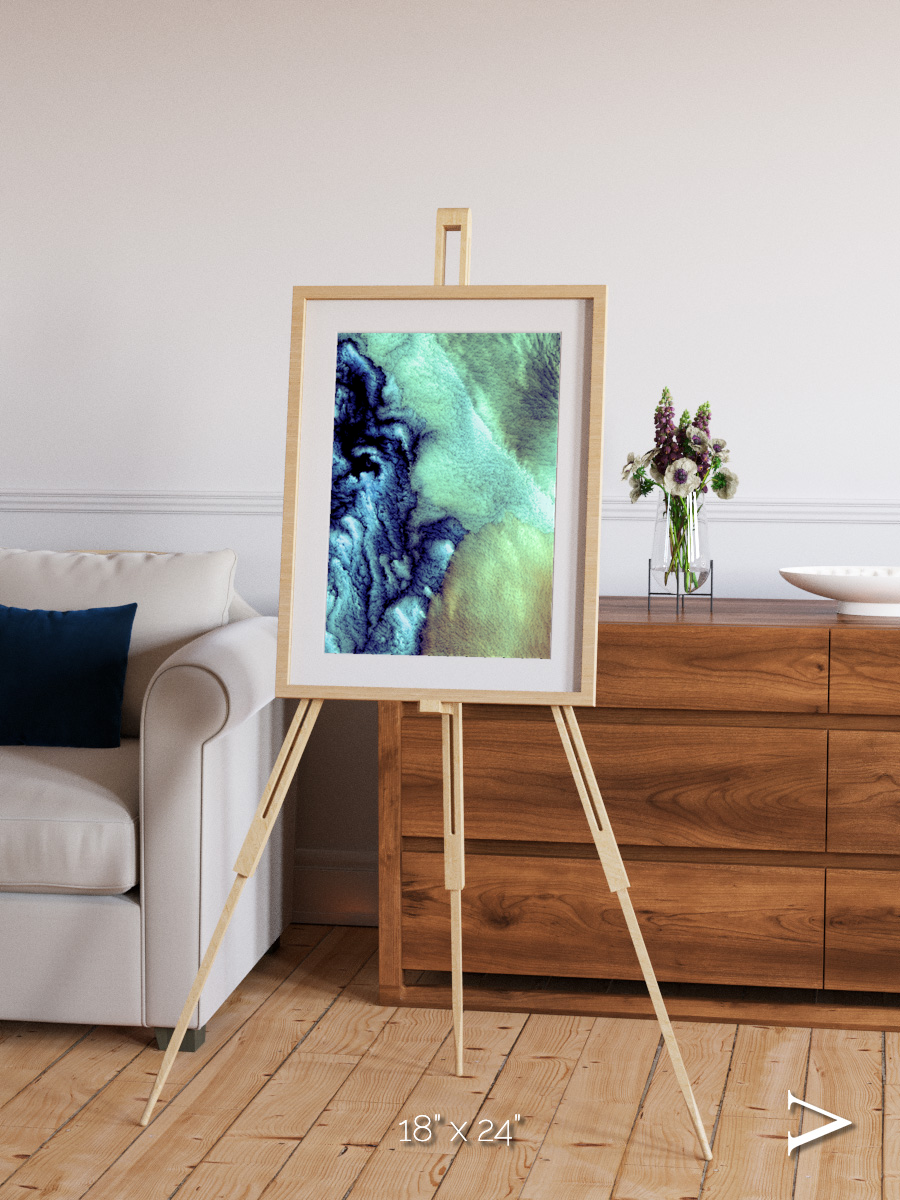 Shifting Skies, Aleutian Islands Framed & Mounted Print