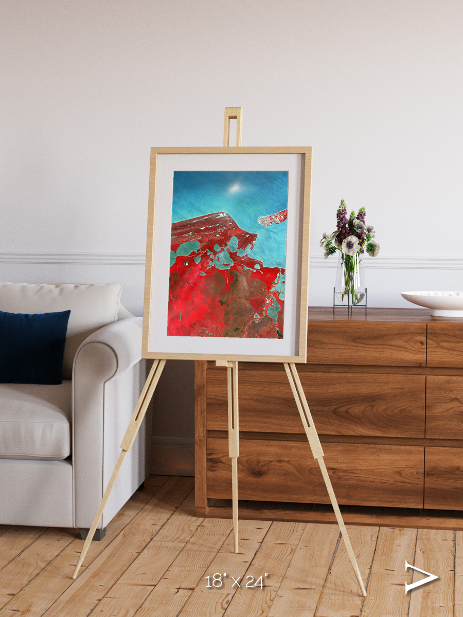 Remote Shores, Campeche Framed & Mounted Print