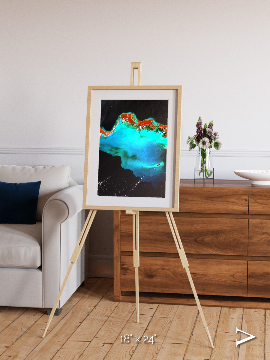 Arctic Outpost, Caribbean Luxury Framed & Mounted Print