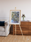 Lava Lines, Chilean Volcanoes Framed & Mounted Print