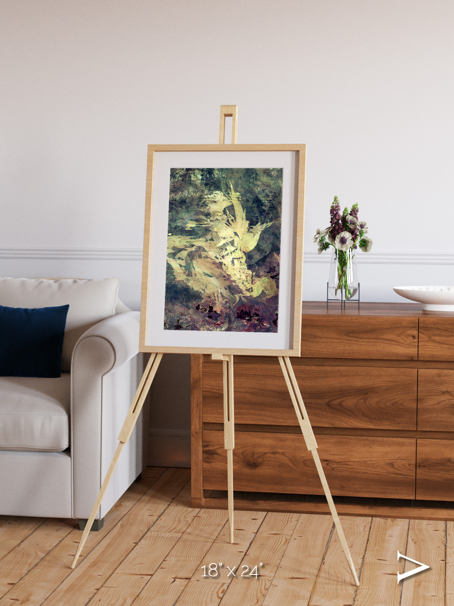 Windwritten Dunes, Great Sandy Scars Framed & Mounted Print