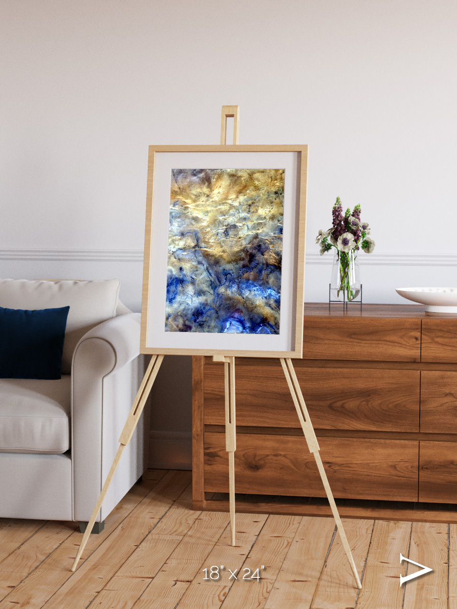 Heat Scars, No Mans Land Framed & Mounted Print