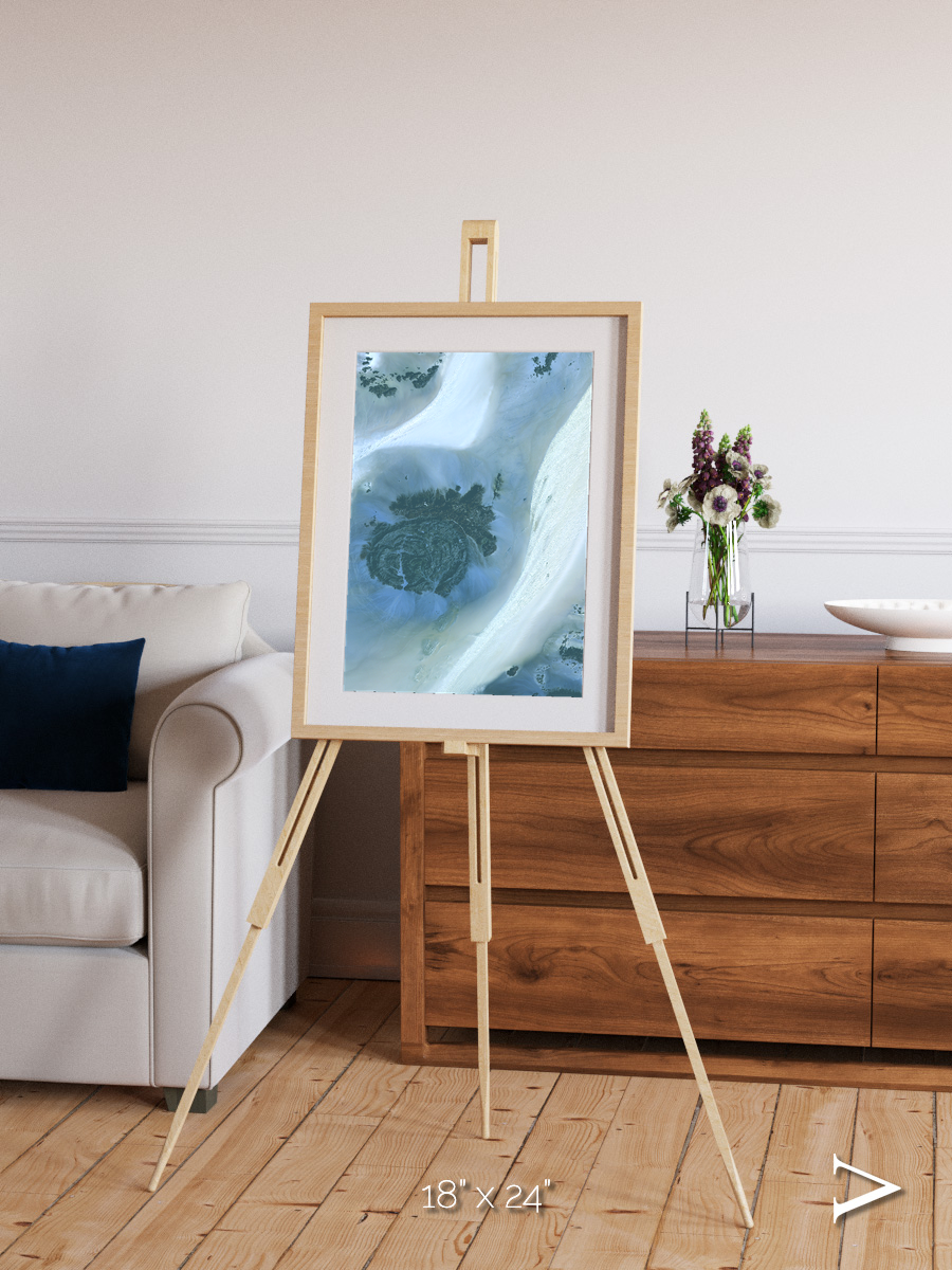 Shifting Dunes, Sahara Desert Framed & Mounted Print
